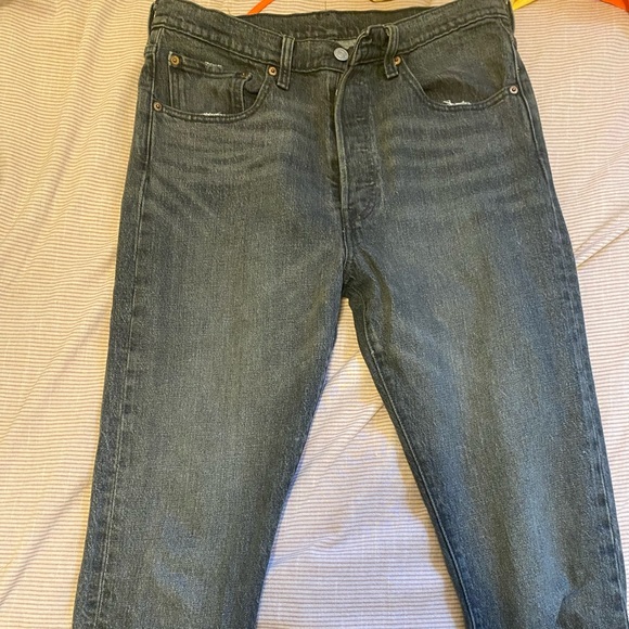 Faded grey Levi 501s - Picture 2 of 6